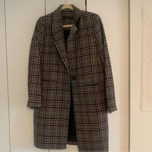 Zara Women Plaid Coat